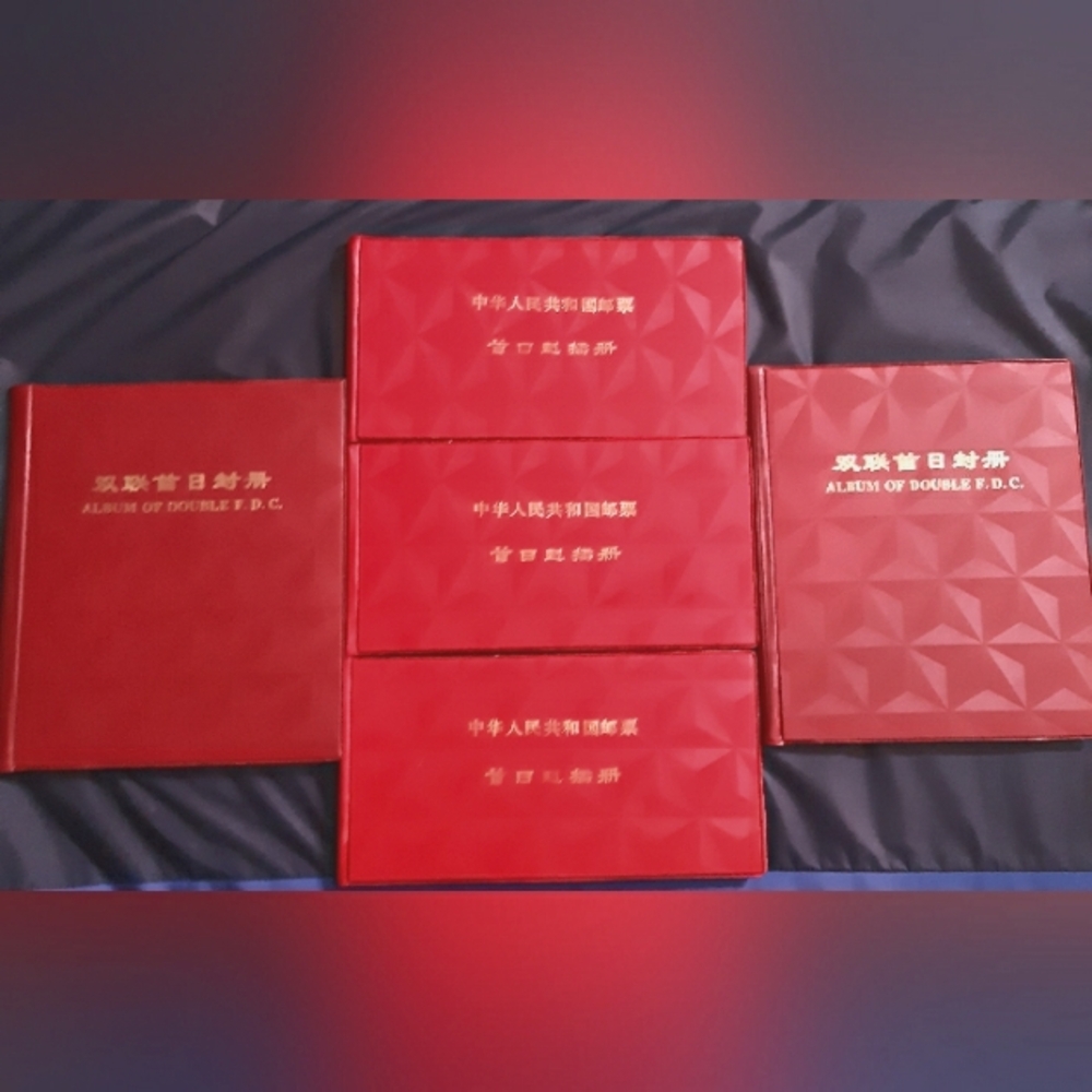 5 FDC albums / binders